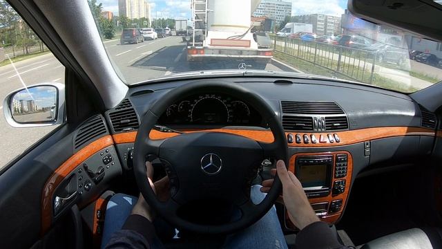 2001 Mercedes-Benz S320 POV TEST DRIVE смотреть онлайн