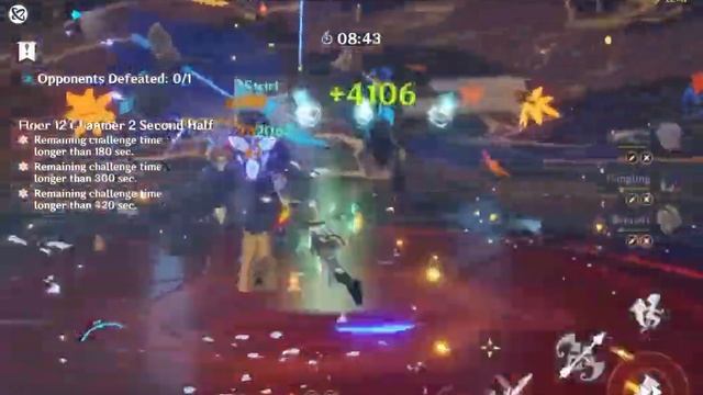 Childe International with favonius weapons only | Spiral Abyss Floor 12 V2.7 | Genshin Impact смотреть онлайн