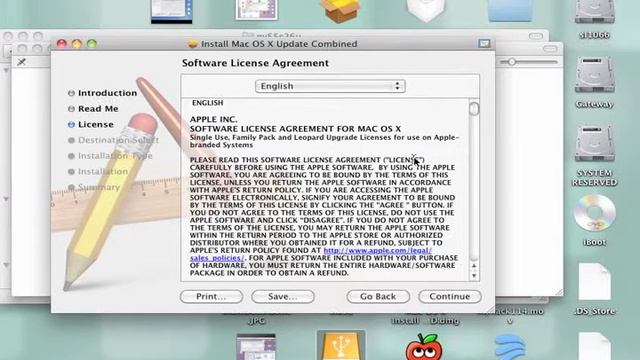 Snow Leopard 10.6.4 Update Combo to i5 460M NV55C26U смотреть онлайн