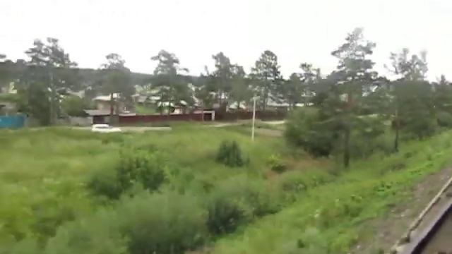 От ст. Гончарово до о.п. Шелехов + стук колёс в электричке ЭД9М 0177 Слюдянка - Черемхово смотреть онлайн