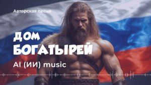 Дом богатырей (авторская песня) - AI music video