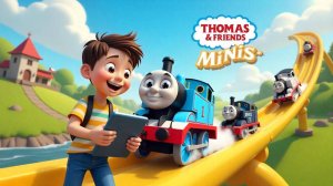 Паровозик Томас Мини | Строим рельсы и запускаем поезда! Развивающая игра для детей