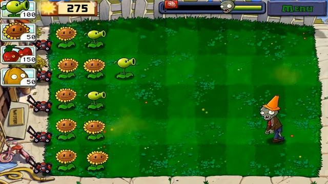 Let's Play - Plant Vs Zombies Free Part 1 - 1.0 to 1.6 Day 1 смотреть онлайн
