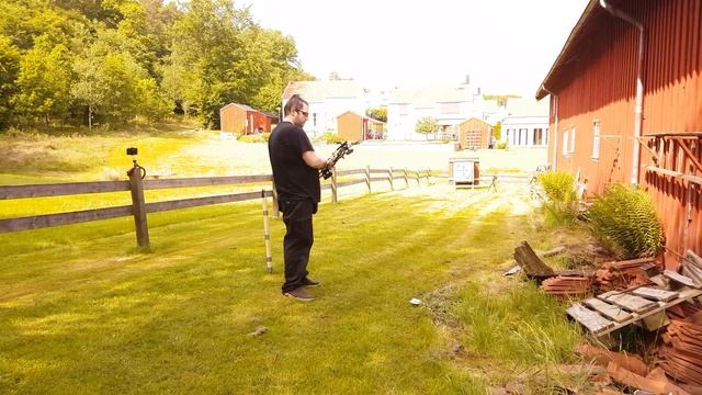 Junxing M120 "Dream" Compound bow - Shooting at the range! [UHD] смотреть онлайн