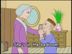 Spotlight 3 DVD - Module 6, 11a - Dialog p.91 - Where is Lulu?