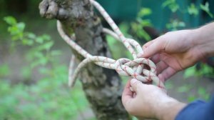 УЗЕЛ «ДВОЙНОЙ БУЛИНЬ»-МЕДЛЕННО И ПРАВИЛЬНО / DOUBLE BOWLINE KNOT-SLOW AND CORRECT