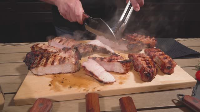 Готовим вместе с Андреем Кузнецовым, тест новых ножей. смотреть онлайн