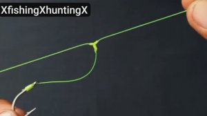 Рыбалка. Изготовление монтажа с отводным поводком.