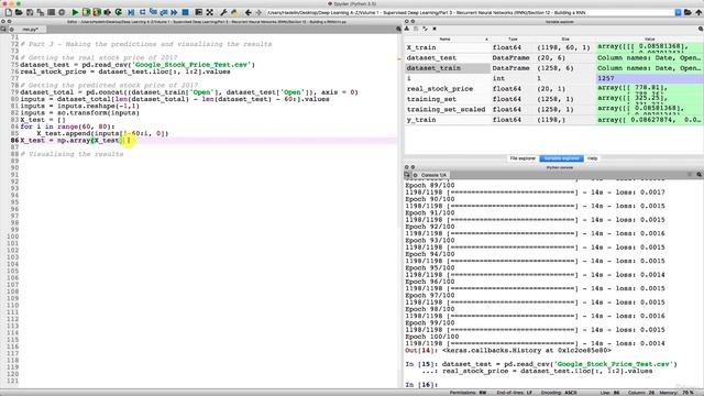 015 Step 14 - Creating 3D Input Structure for LSTM Stock Price Prediction in Python смотреть онлайн