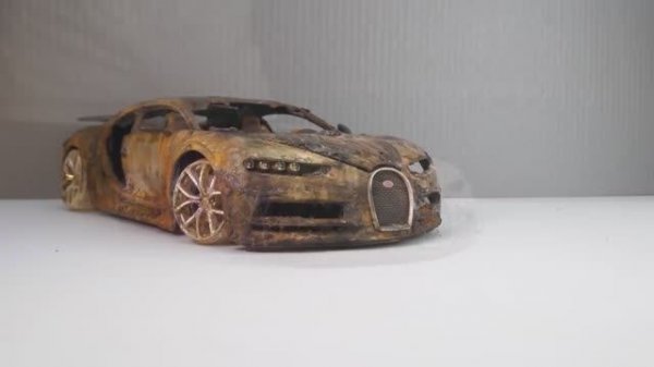 Восстановление заброшенного Bugatti Chiron
