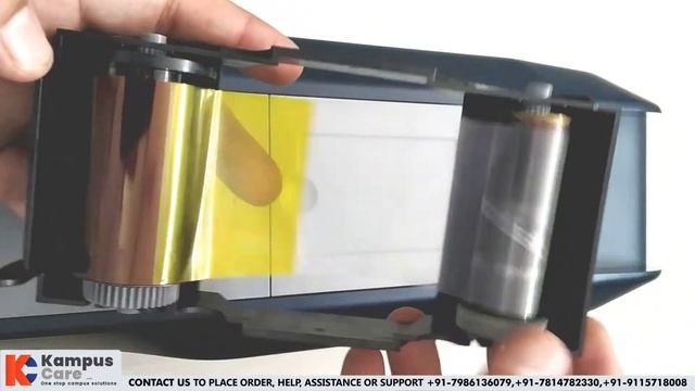 IDP Solid 510D | Pre Printed Cards & Dye Film Ribbon Installation | YMCKO YMCKOKO | Kampus Care