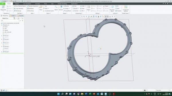 5.Clutch Hub Engine Case