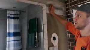 Ламинат на стену из газобетона.