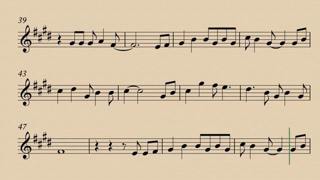 Yesterday Once More Alto Saxophone Play Along Sheet Music_270p_360p смотреть онлайн