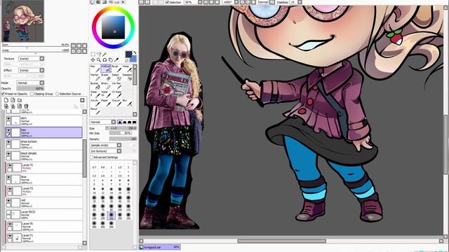 Luna Lovegood Speedpaint SAI (giveaway prize) Part 2/2 смотреть онлайн