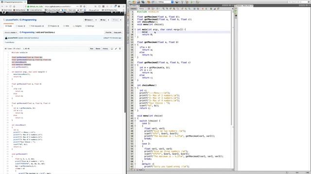 21. C Programming void function смотреть онлайн