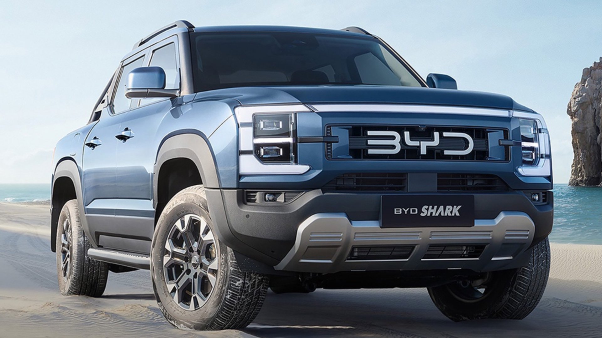 BYD Shark гибридный пикап BYD 2025 смотреть онлайн