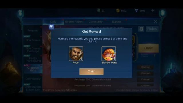 RECHARGE 5K DIAS worth and GET A FREE EPIC SKIN | FREYA Epic Skin Gameplay | SKIN GIVEAWAY смотреть онлайн