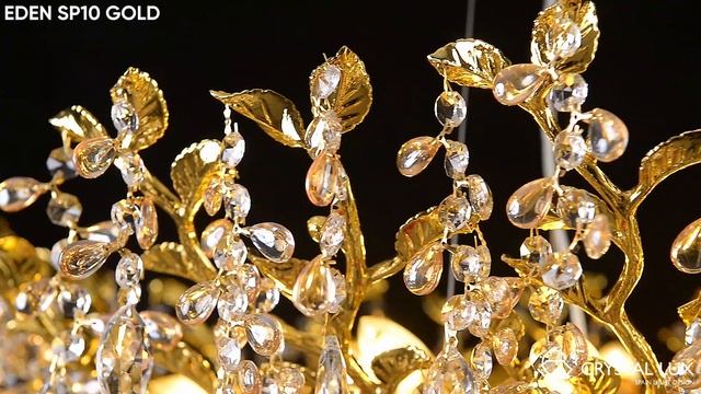 ЛЮСТРА EDEN SP10 GOLD | CRYSTAL LUX смотреть онлайн