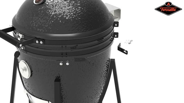 Fornetto Lento Large Black kamado - assembly смотреть онлайн