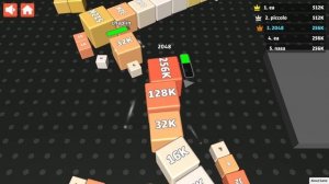 CUBES SNAKE 2048.io Gameplay. I did not make it in time.... Cubes 2048.io Game