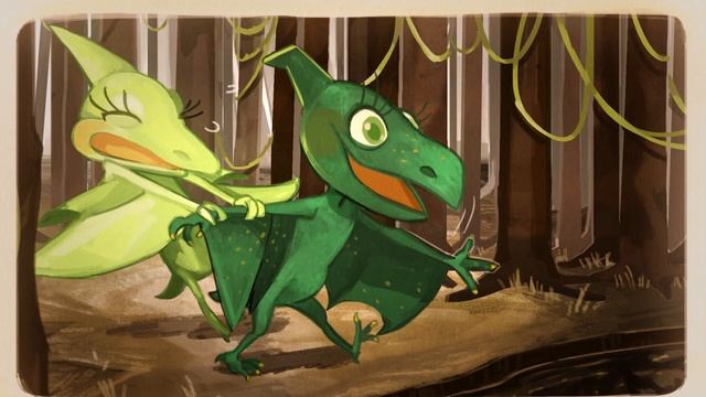 Tilly Comes to Visit! | Dinosaur Train смотреть онлайн