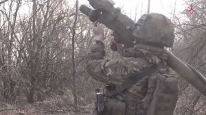 Боевая работа расчета ПЗРК «Верба» ГрВ «Восток»