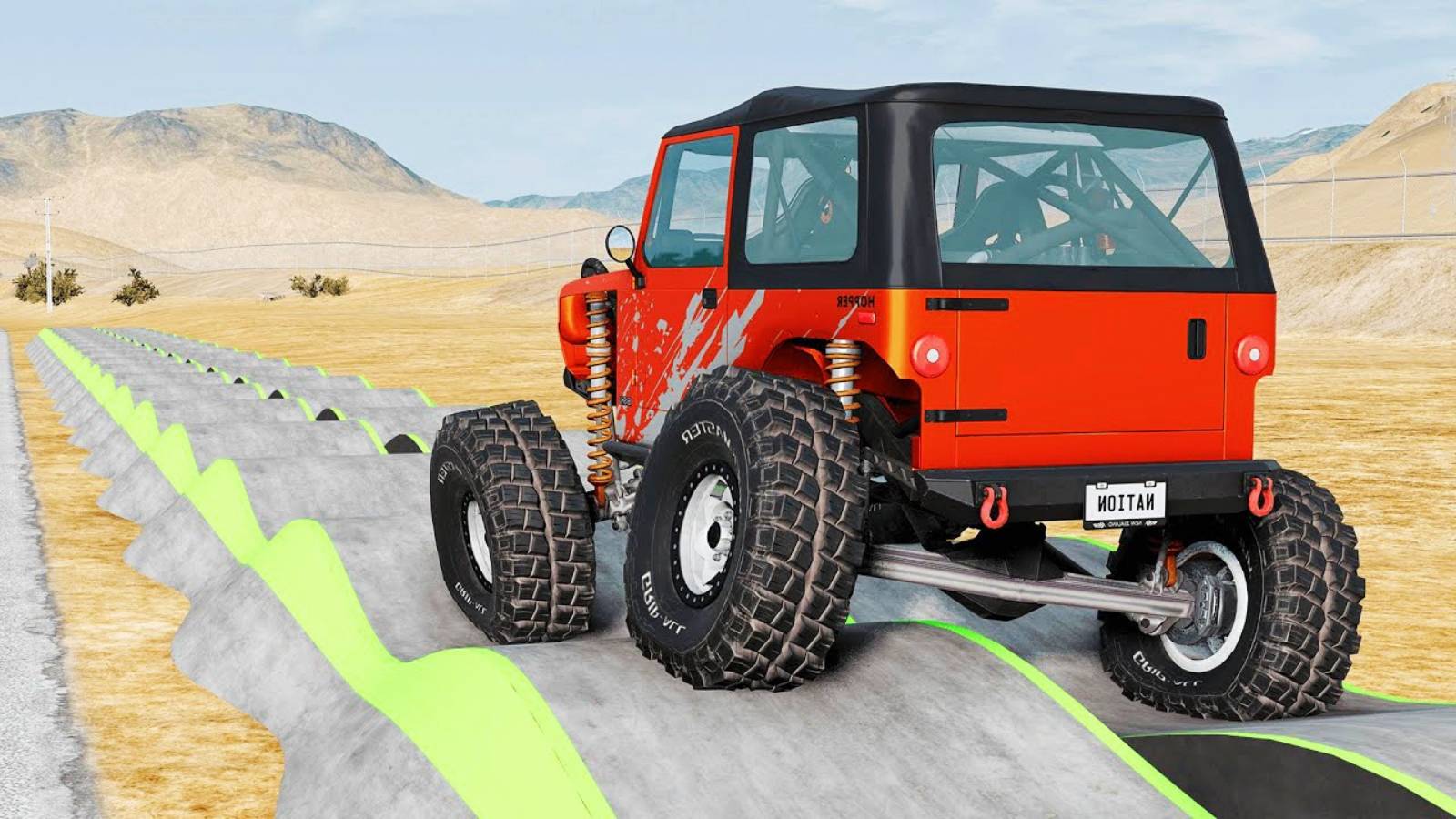 Подвеска Краш ТЕСТ! - BeamNG.drive игра про машины