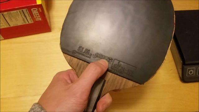 Yasaka Ma Lin Extra Offensive - My racket setup and weight check. смотреть онлайн