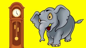 Hickory Dickory Dock Elephant Song-475 | Nursery Rhymes & Kids Songs | Kids Comfort