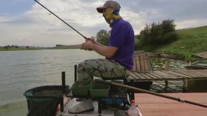 С поплавком за карпом