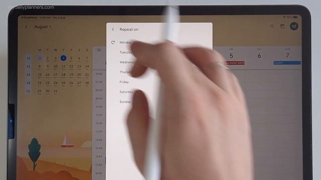 Google Calendar Preview from Digital Planner on iPad | Part 4 - Longer Events & Weekly template смотреть онлайн