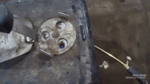 Самодельная газовая печь для обжига керамики. Скульптура Догу из красной Гжельской глины.