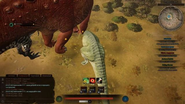 Pathoftitans Тираннозавр(Tyrannosaurus rex) vs Аргентинозавр(Argentinosaurus) смотреть онлайн