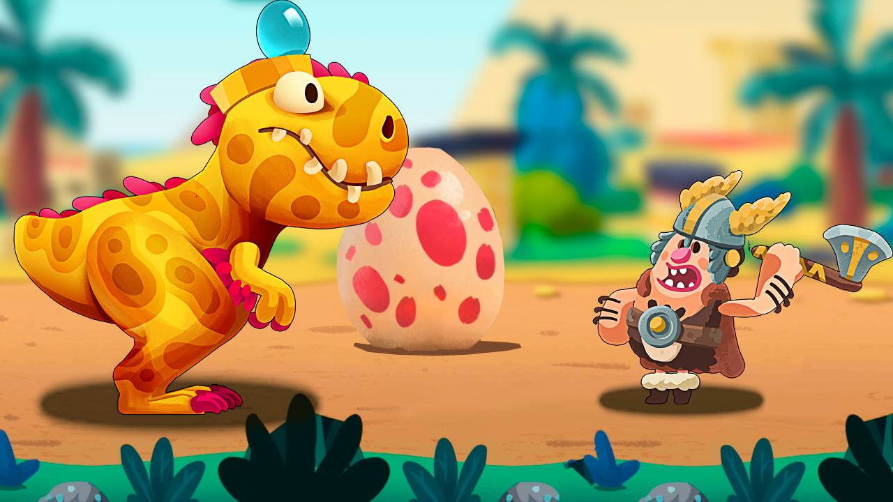 Дино Беш 2 прохождение мульт игры DINO BASH 2 на андроид серия 13