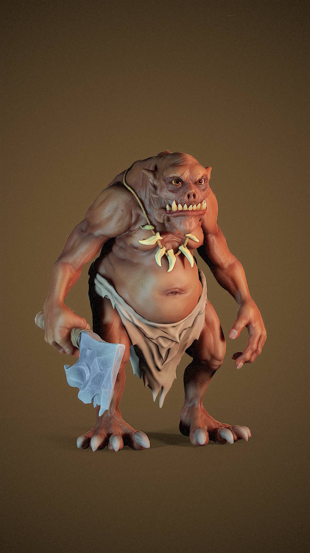 Sculpting - Ogre #3d #zbrush смотреть онлайн
