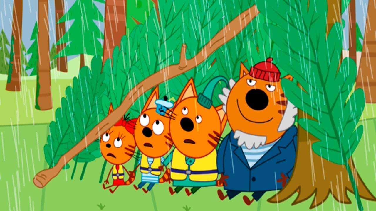 Пазл Три Кота для детей - Развивающий мультик для малышей смотреть онлайн