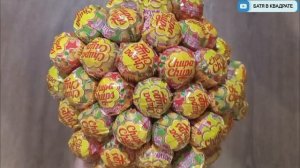 Сладкий букет из чупа-чупсов🍭Оригинальный подарок