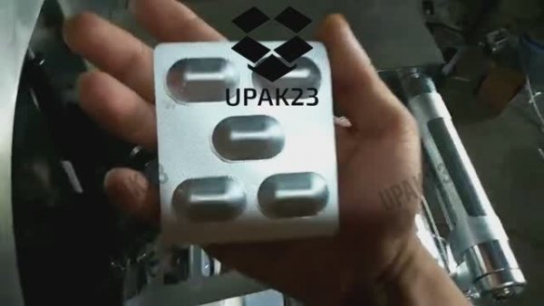 Блистер-упаковочная машина таблеток или капсул #упаковкавблистер