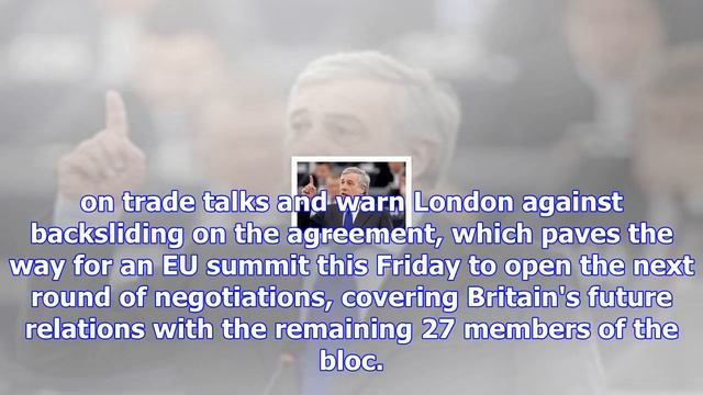 Eu parliament backs opening next round of brexit talks смотреть онлайн