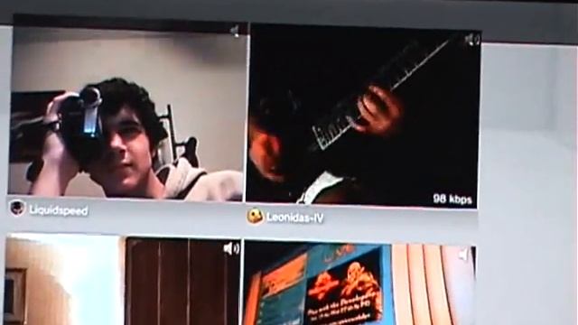 Amazing Guitar in PS3 Video Chat- Sweet Child o mine - Guns﻿ N' Roses смотреть онлайн