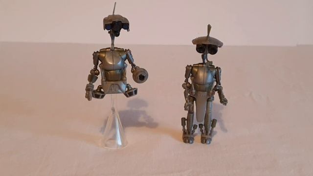 The Attack of The Clones - SP4 & JN66 - Research Droids - Figure Review смотреть онлайн