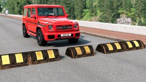 Машины vs Лежачий Полицейский!  - BeamNG.drive игра про машины