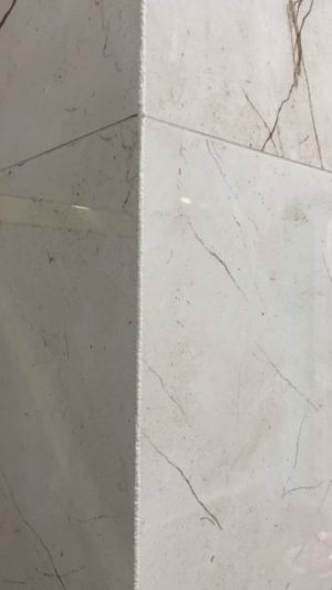 Формирование внешних углов эпоксидной затиркой