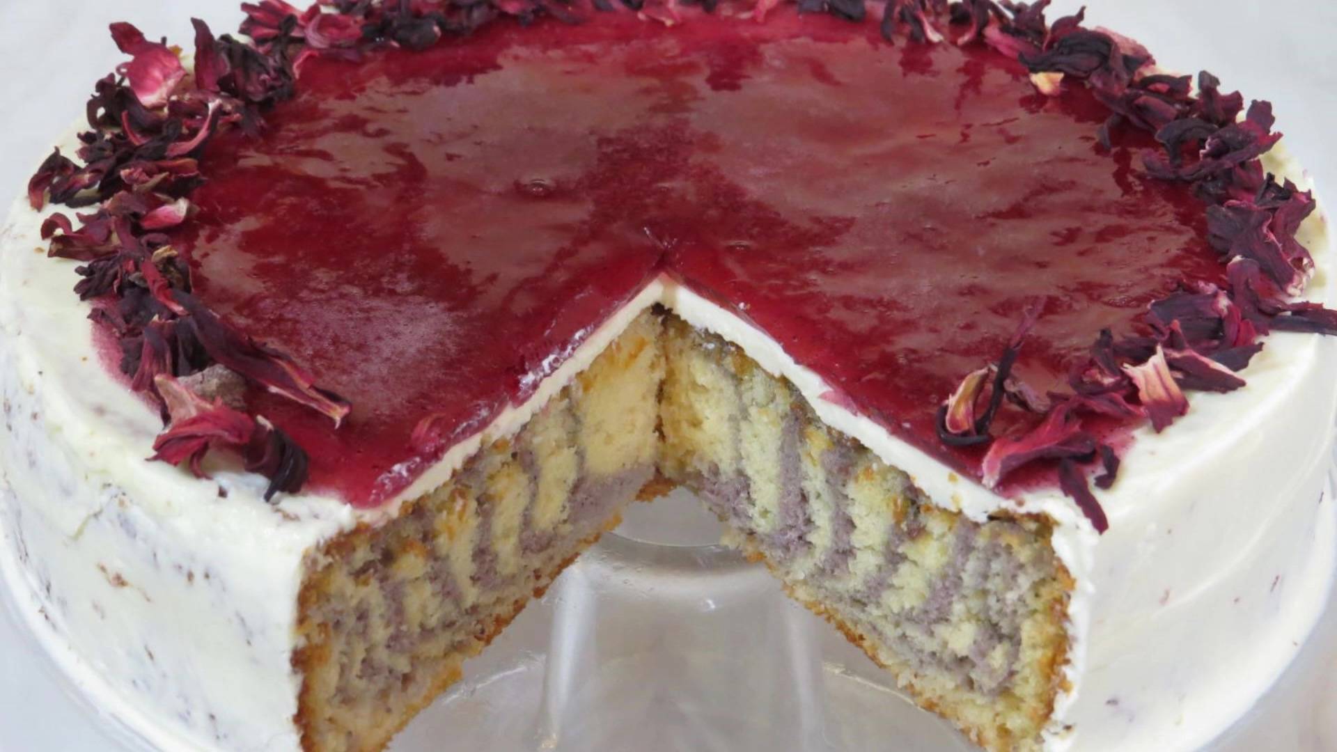 Торт КАРКАДЕ НЕРЕАЛЬНО ВКУСНЫЙ ПРОСТОЙ и СКАЗОЧНО КРАСИВЫЙ! ТОРТ на ЧАЕ КАРКАДЕ! смотреть онлайн