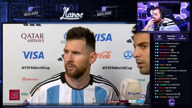 IBAI REACCIONA a MESSI "QUÉ MIRAS BOBO" смотреть онлайн