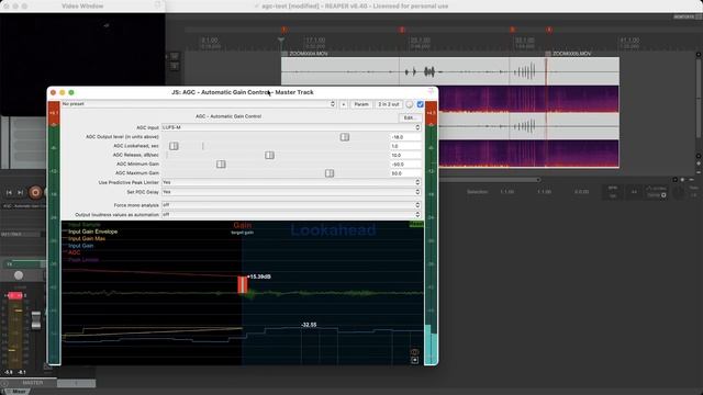Reaper JSFX: Automatic Gain Control (AGC) (Rider) Demo v1.3 смотреть онлайн