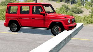 Бордюр vs МАШИНЫ ! - BeamNG.drive игра про машины