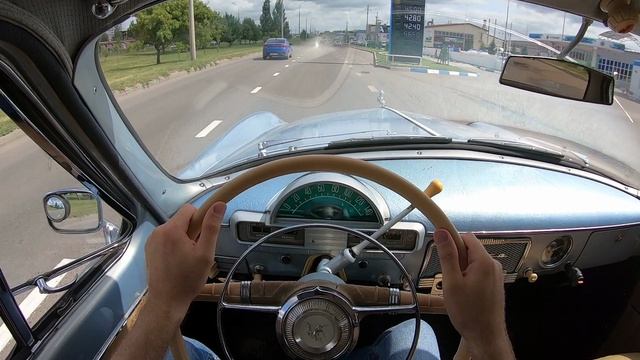 1960 ГАЗ-21 ВОЛГА POV TEST DRIVE смотреть онлайн