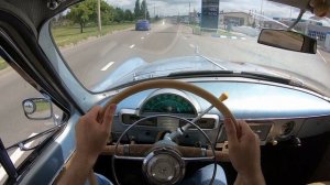 1960 ГАЗ-21 ВОЛГА POV TEST DRIVE